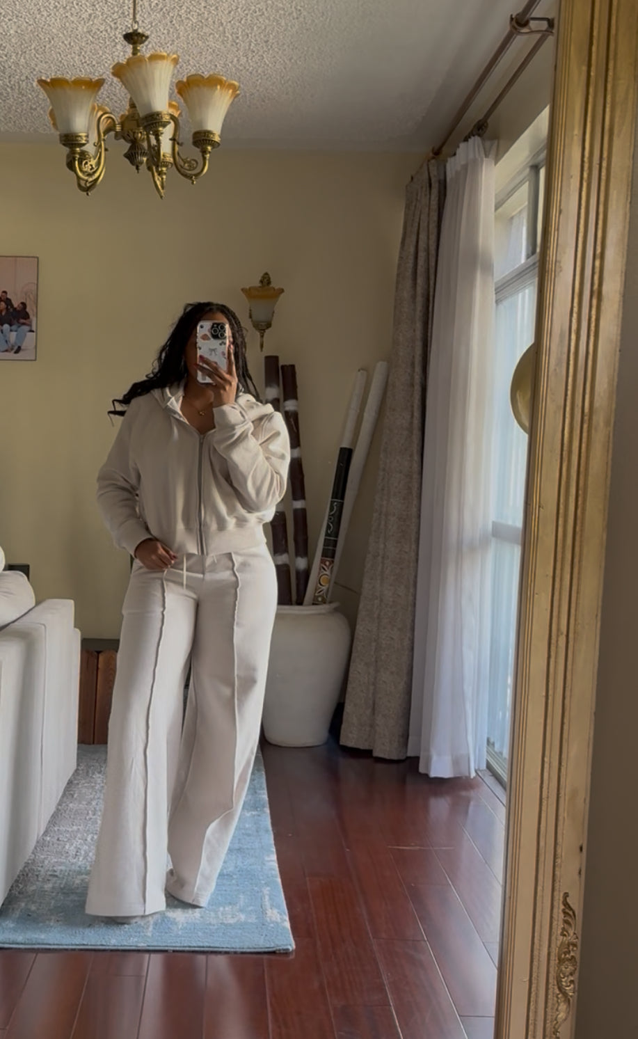 Supper Wide leg Jogger Set (jacket and pants)