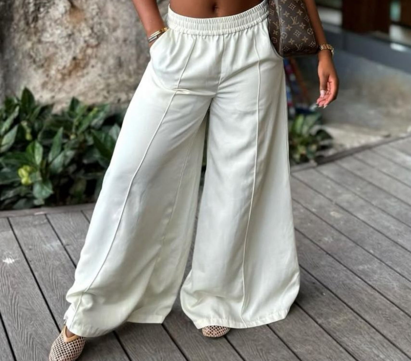Supper Wide leg Jogger Set (jacket and pants)
