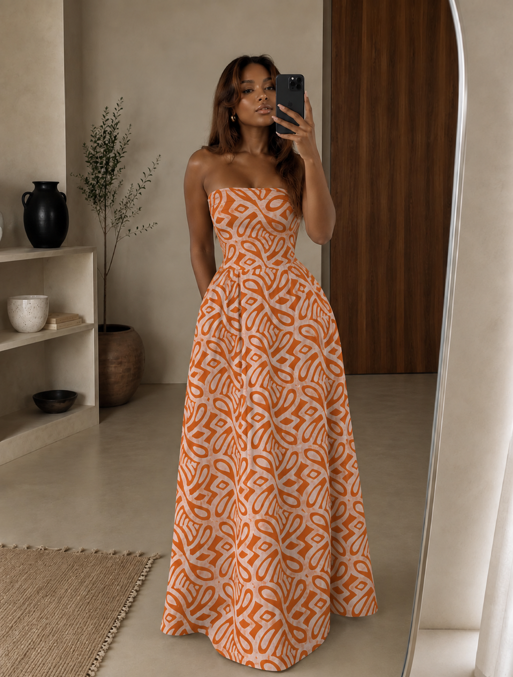The Maki Dress: Mini & Maxi : Rosy
