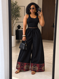 The suki navy denim pants : jonny
