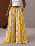 The Nuru Pants : Assymetrical yellow