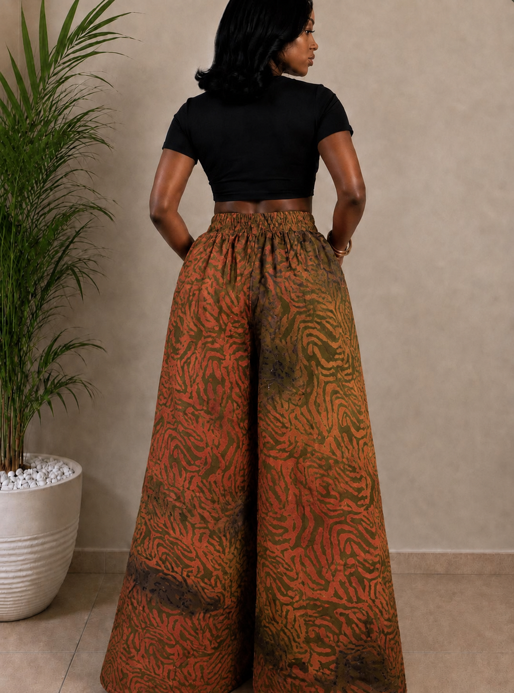 Nuru Patchwork pants 120