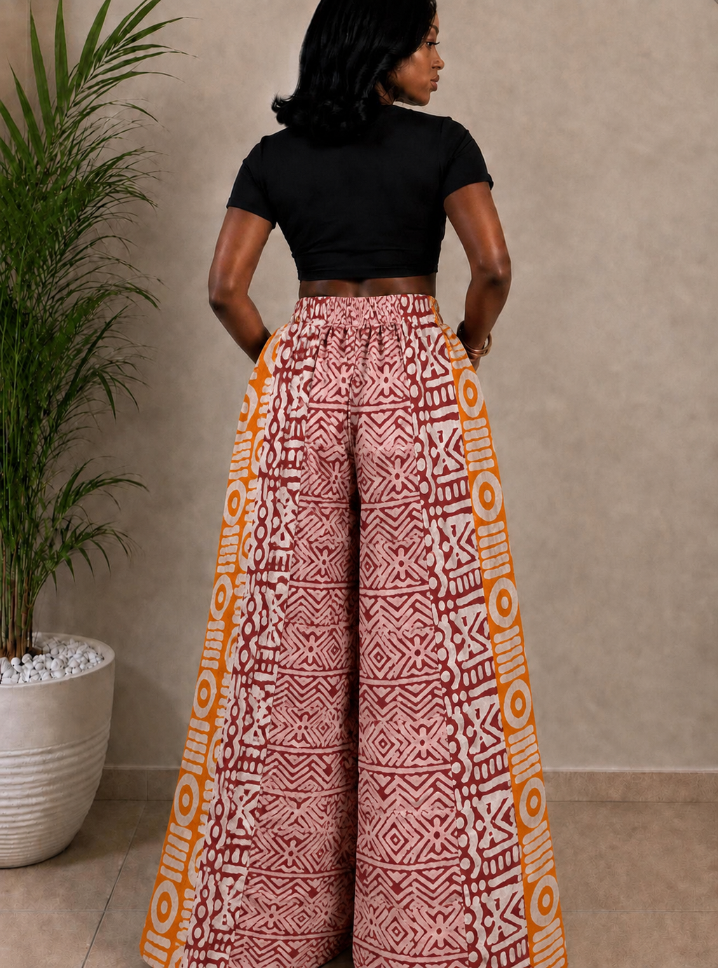 Nuru Patchwork pants 126