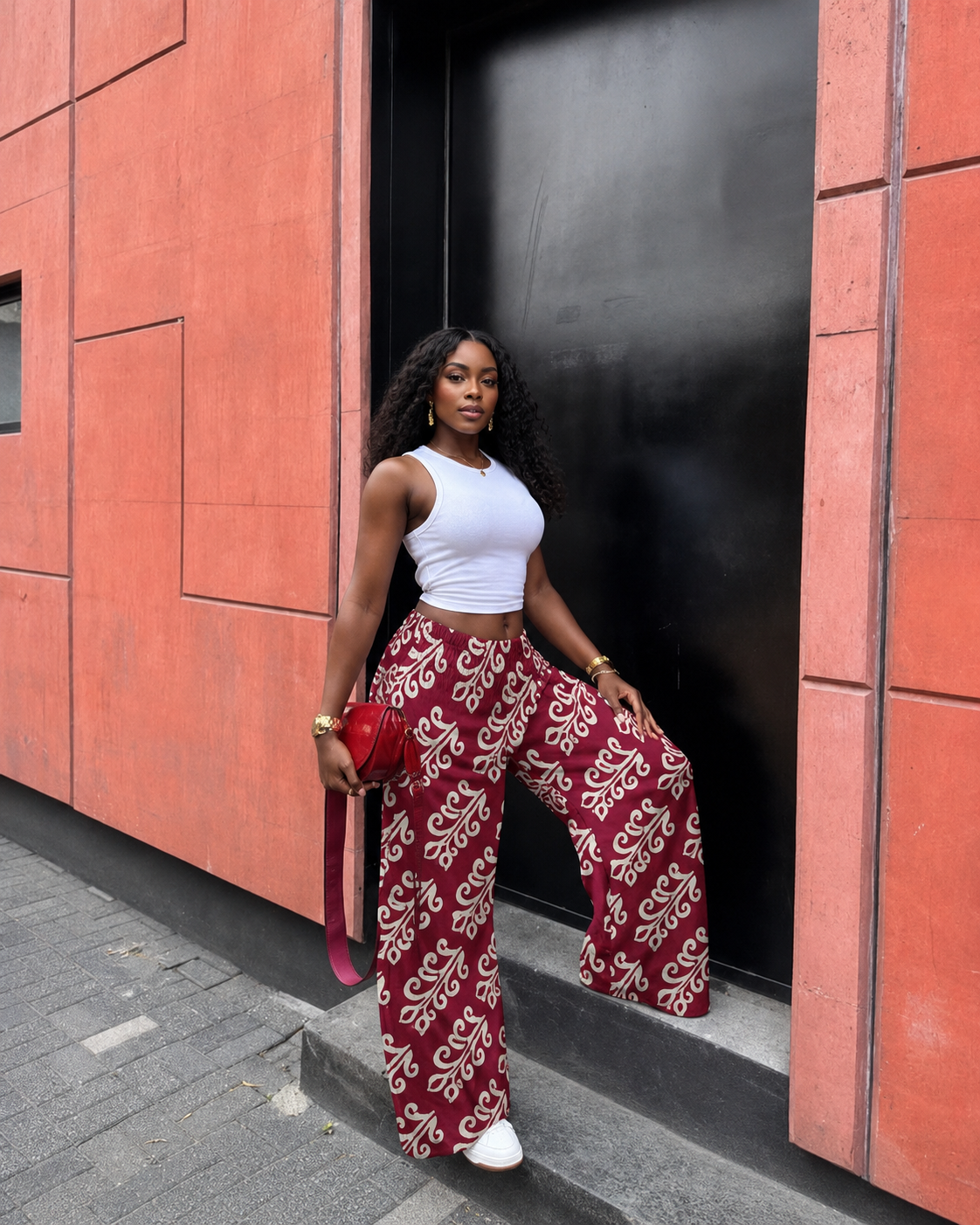 Nuru pants : Pink Glaze