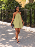 The lulu dress: Mini & Maxi: Green