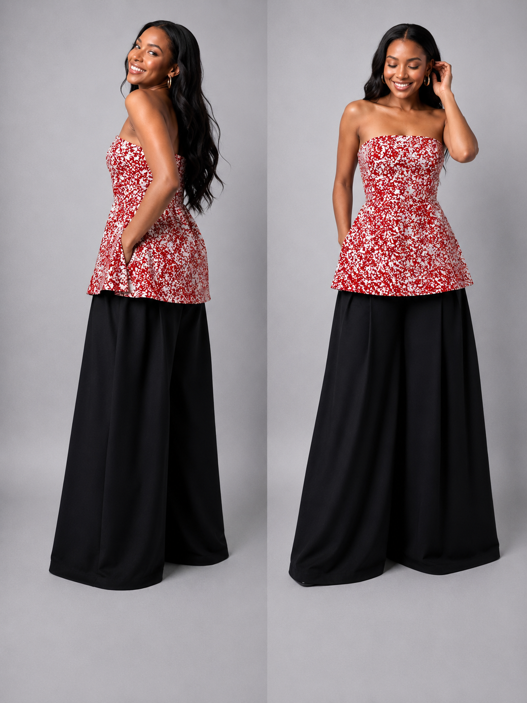 Red Glaze Top/Set/Pants