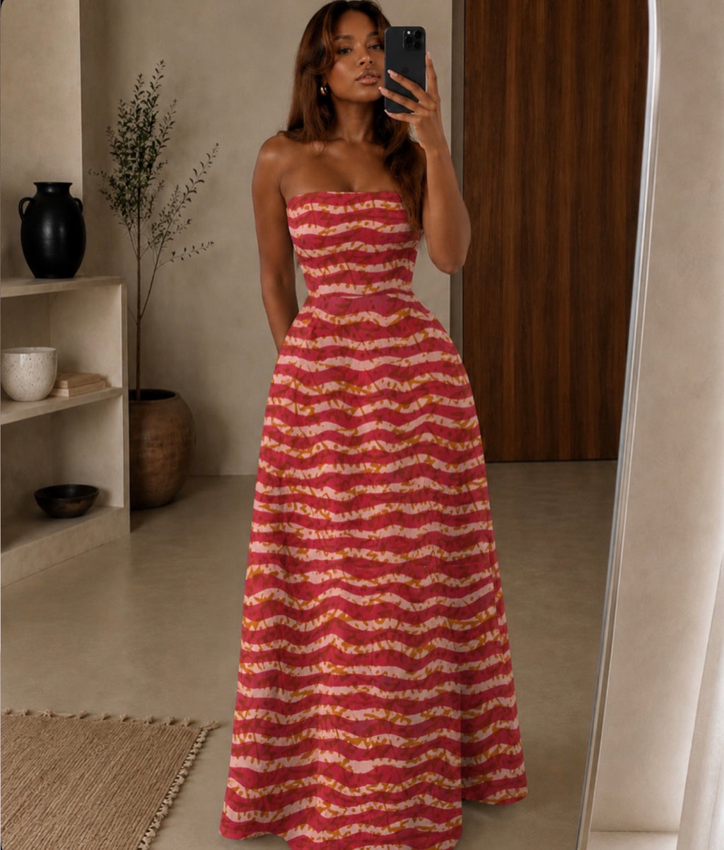 The Maki Dress : Mini & Maxi : Wavy