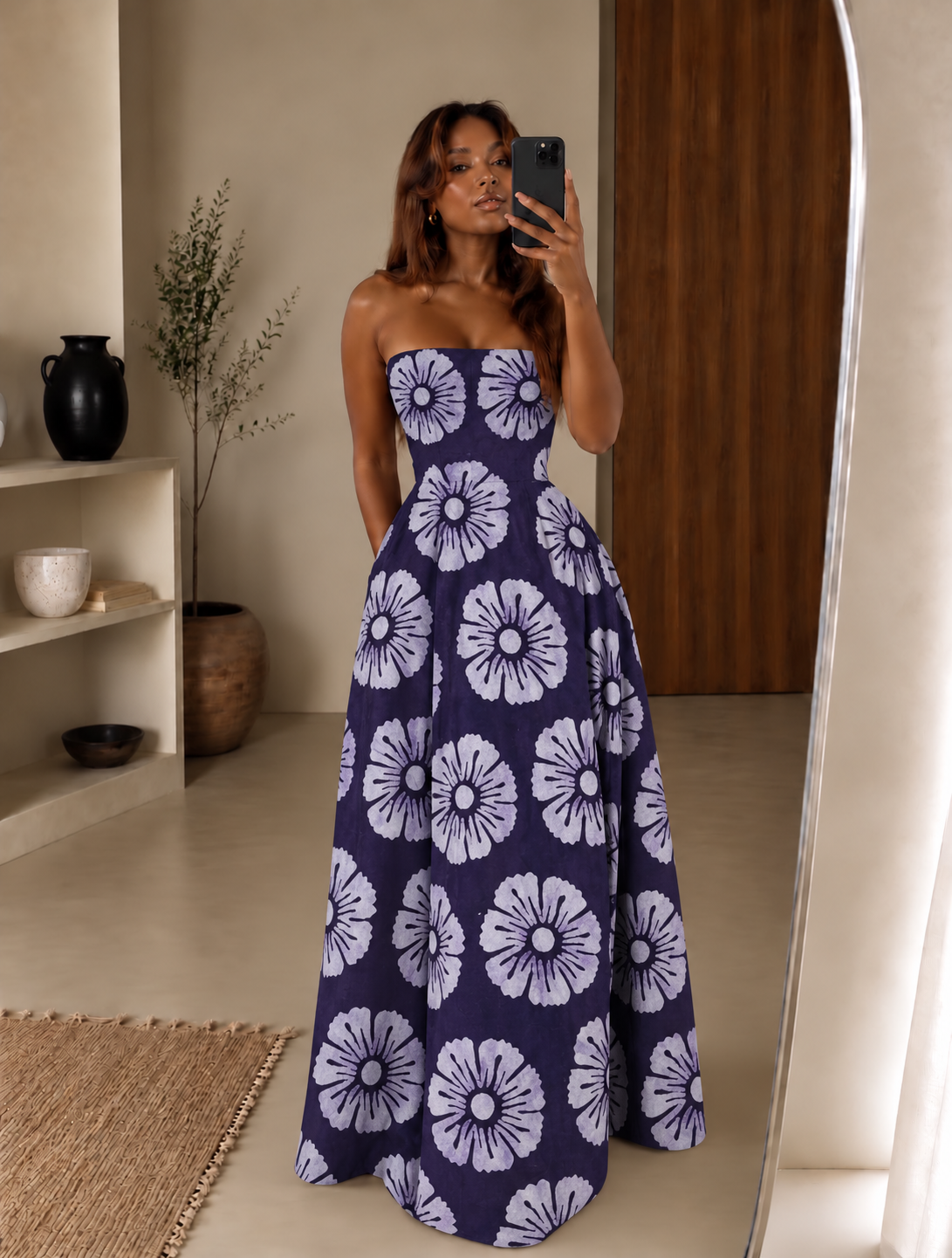 The Maki Maxi Dress: : floral