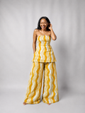 The zahara set : Assymetrical yellow