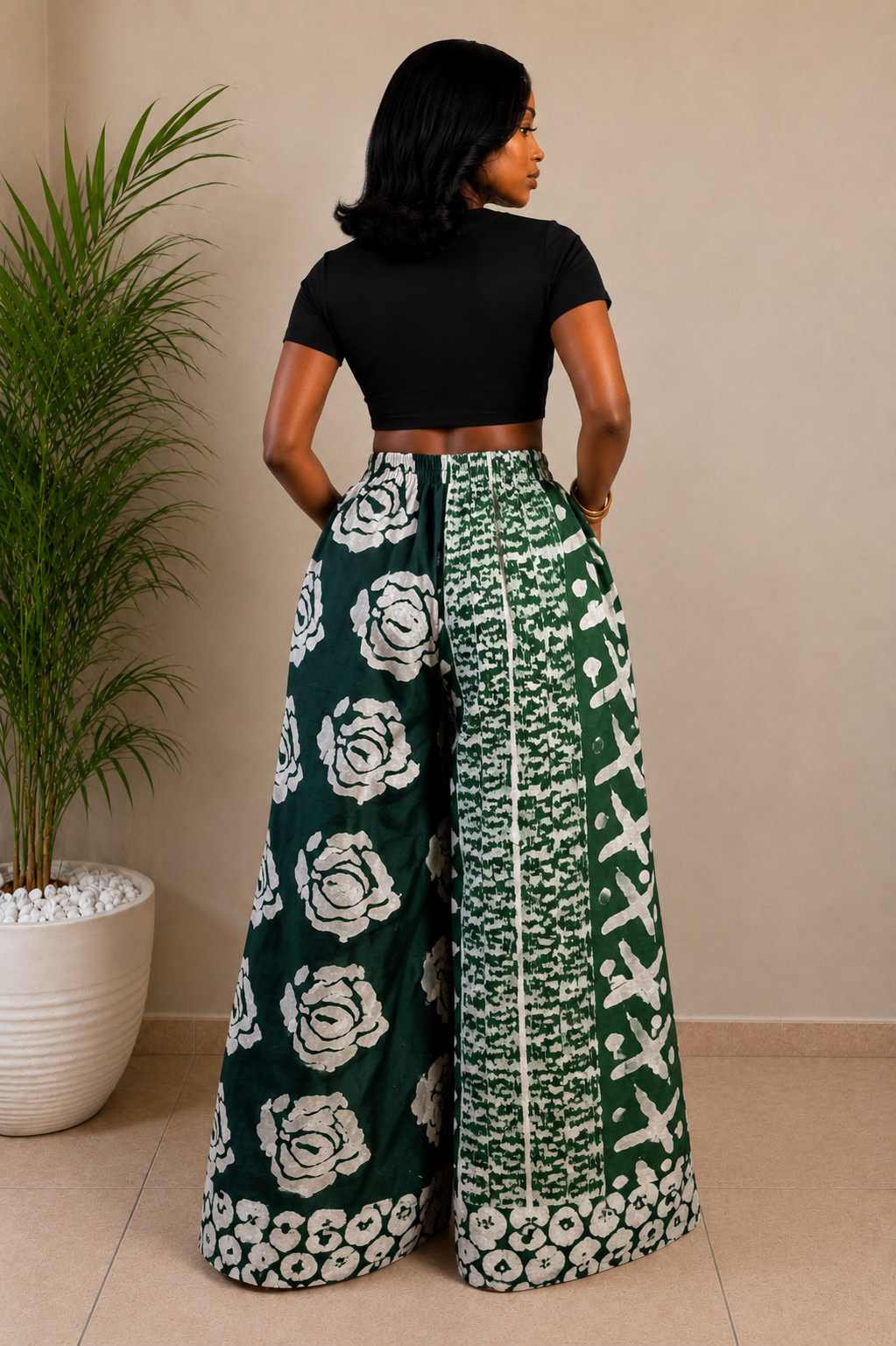 Nuru Patchwork pants 104