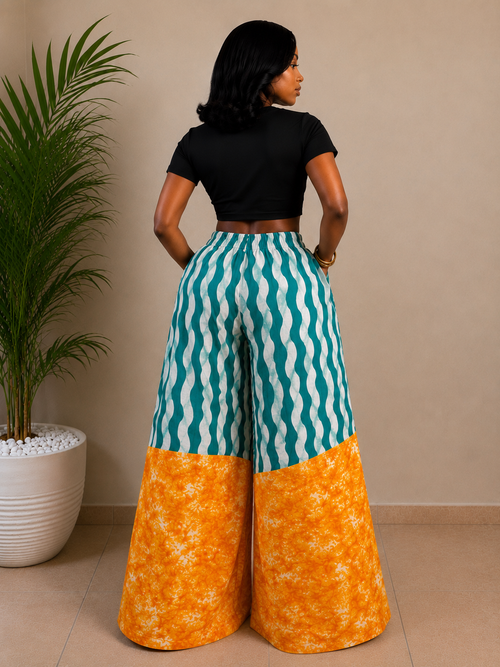 Nuru Patchwork pants 106