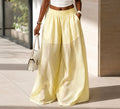 The bella pants : plain butter yellow