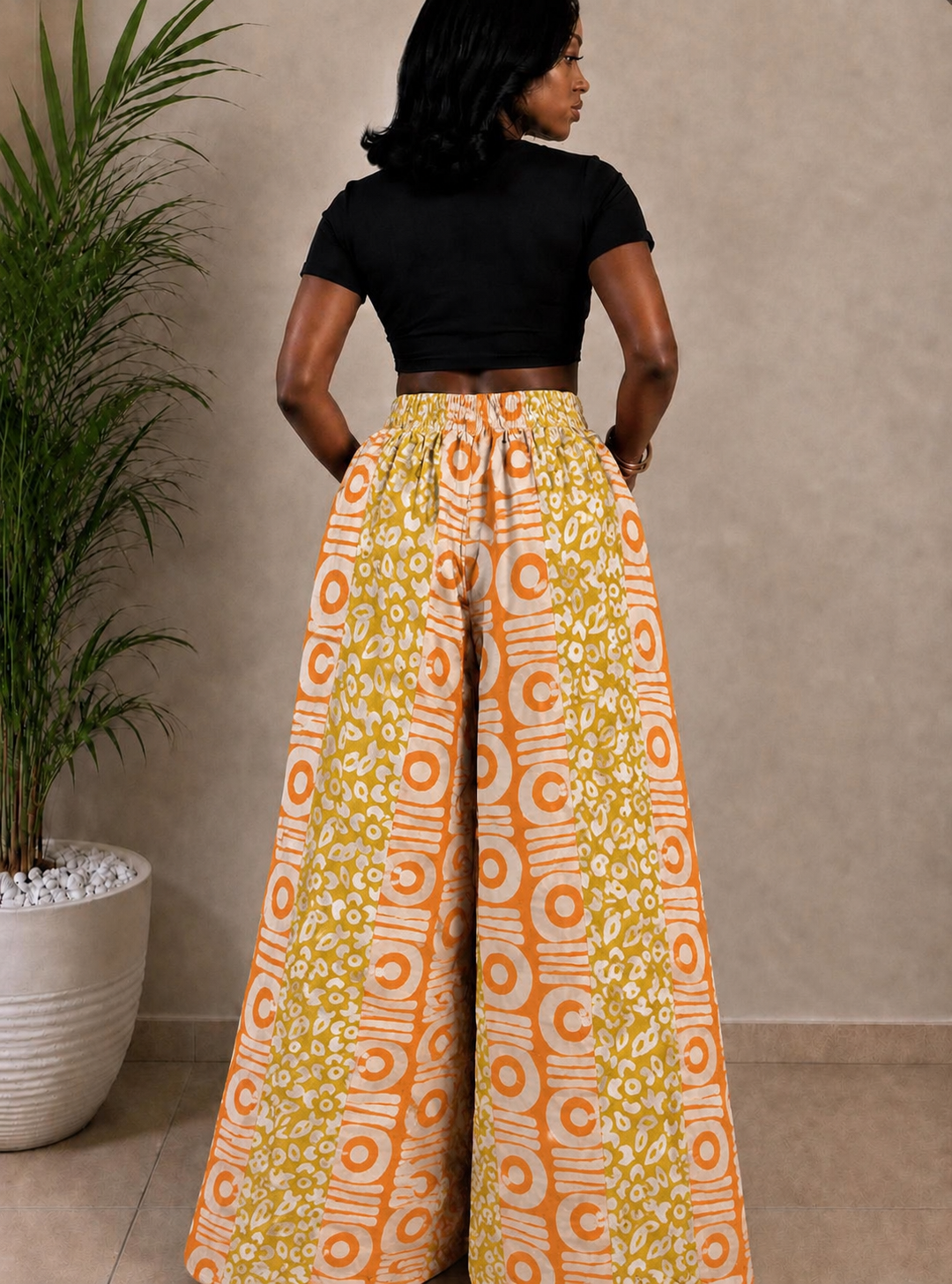 Nuru Patchwork pants 125