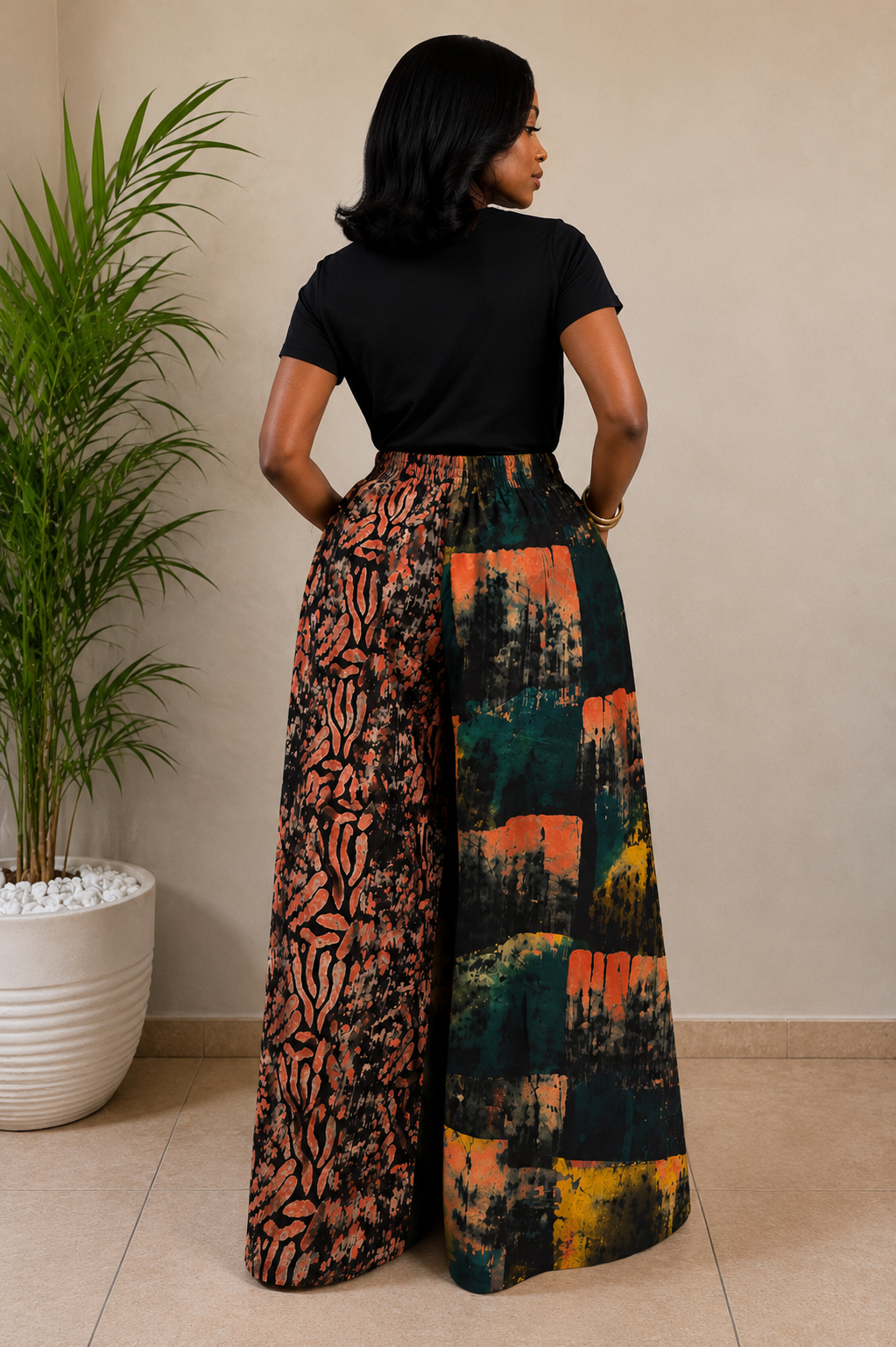 Nuru Patchwork pants 102