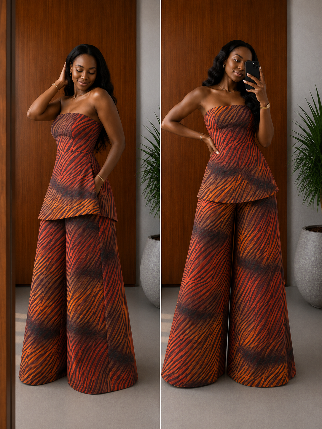 The zahara set: Crowned stripes