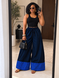The suki navy denim pants : GHY