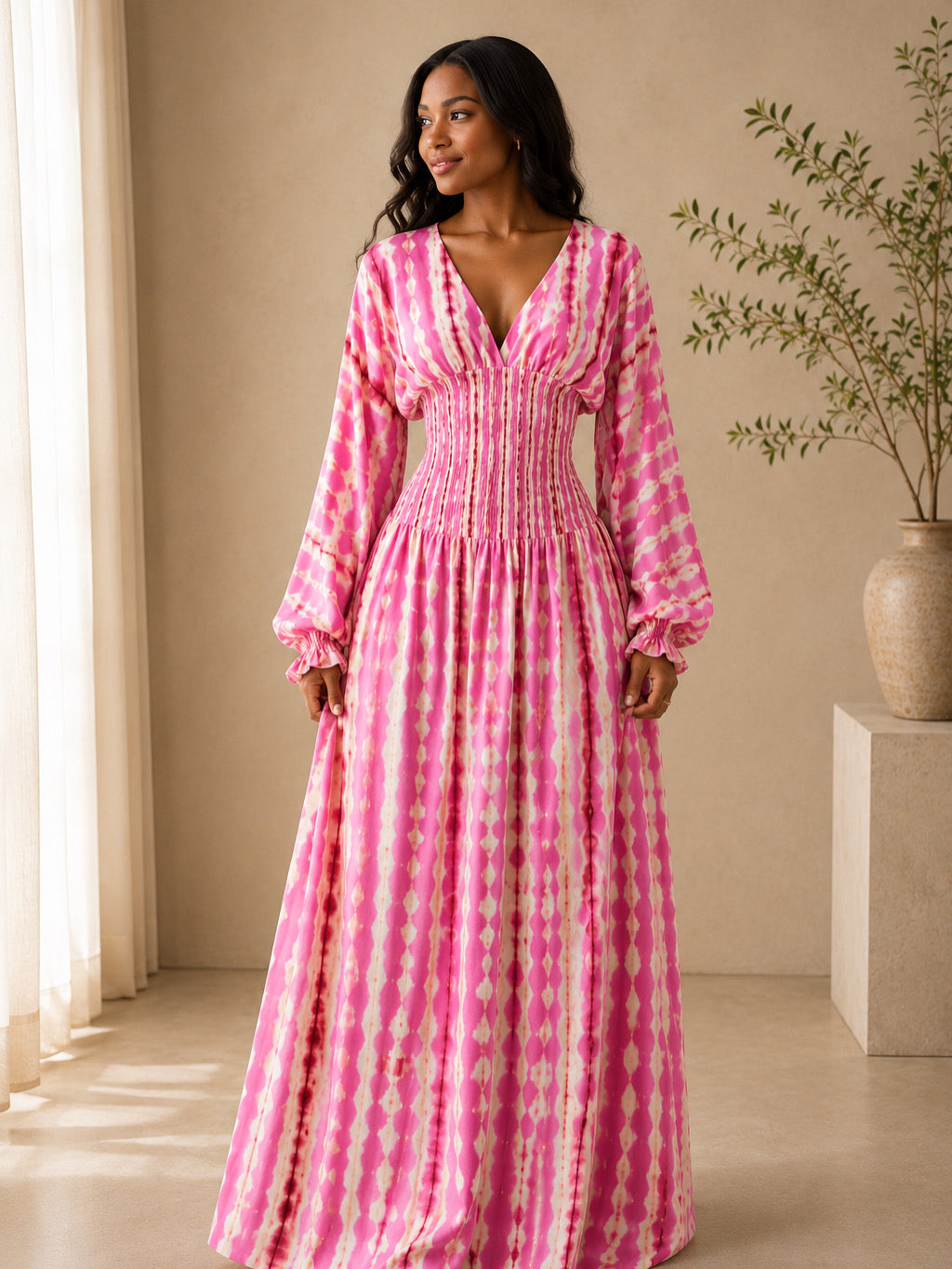The Nyla Dress : Pink dreams