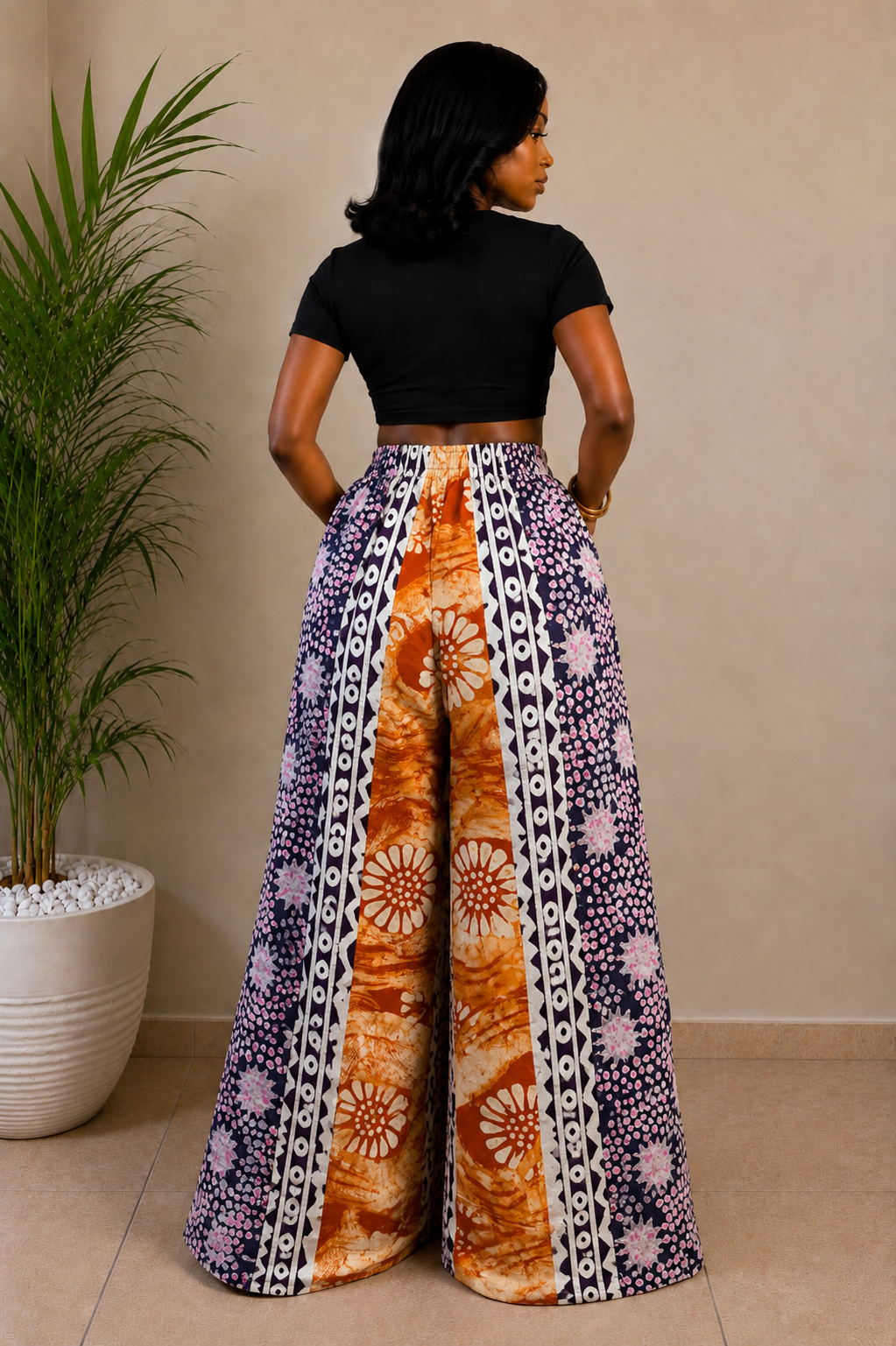 Nuru Patchwork pants 117