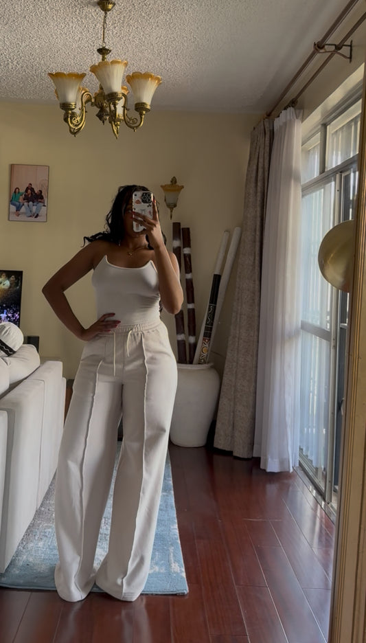 Supper Wide leg Jogger Set (jacket and pants)