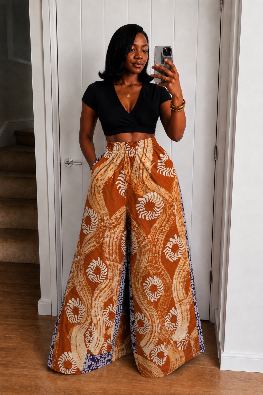 Nuru Patchwork pants 111