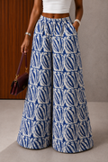 The Nuru pants : Blue Tulip