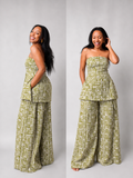 The Zahara set : Dark tribal green