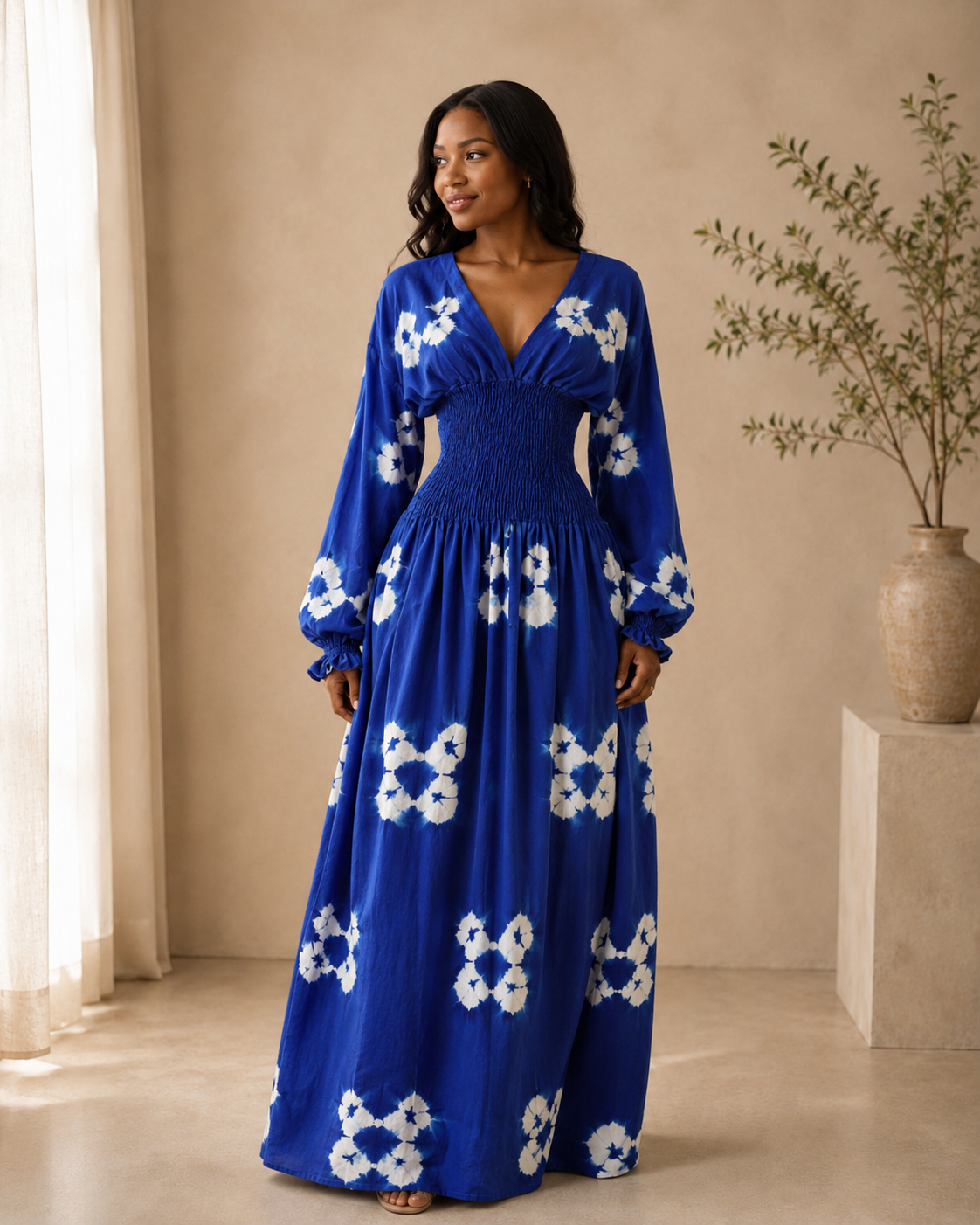 The Nyla dress: Blue Ocean