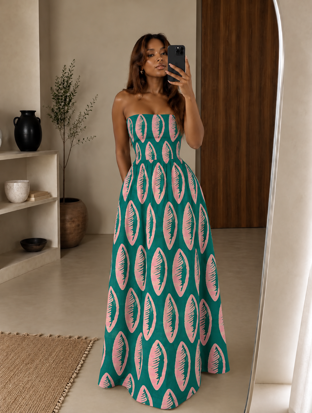 The Maki Dress: Mini & Maxi : pinkish teal