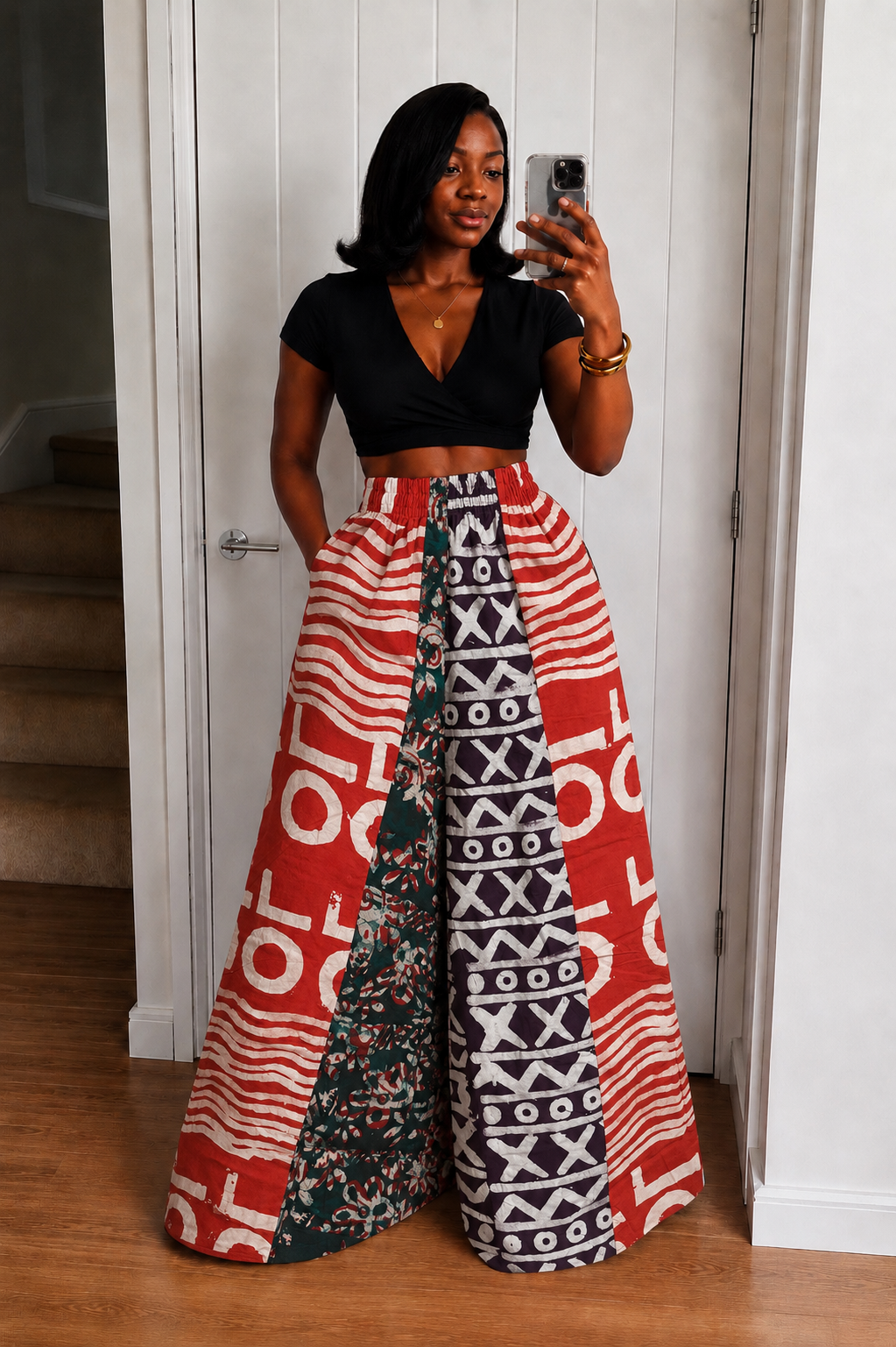 Nuru Patchwork pants 112