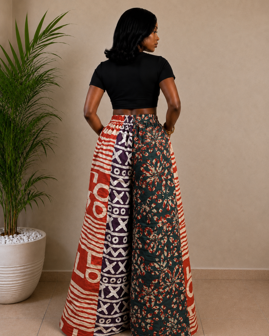 Nuru Patchwork pants 112