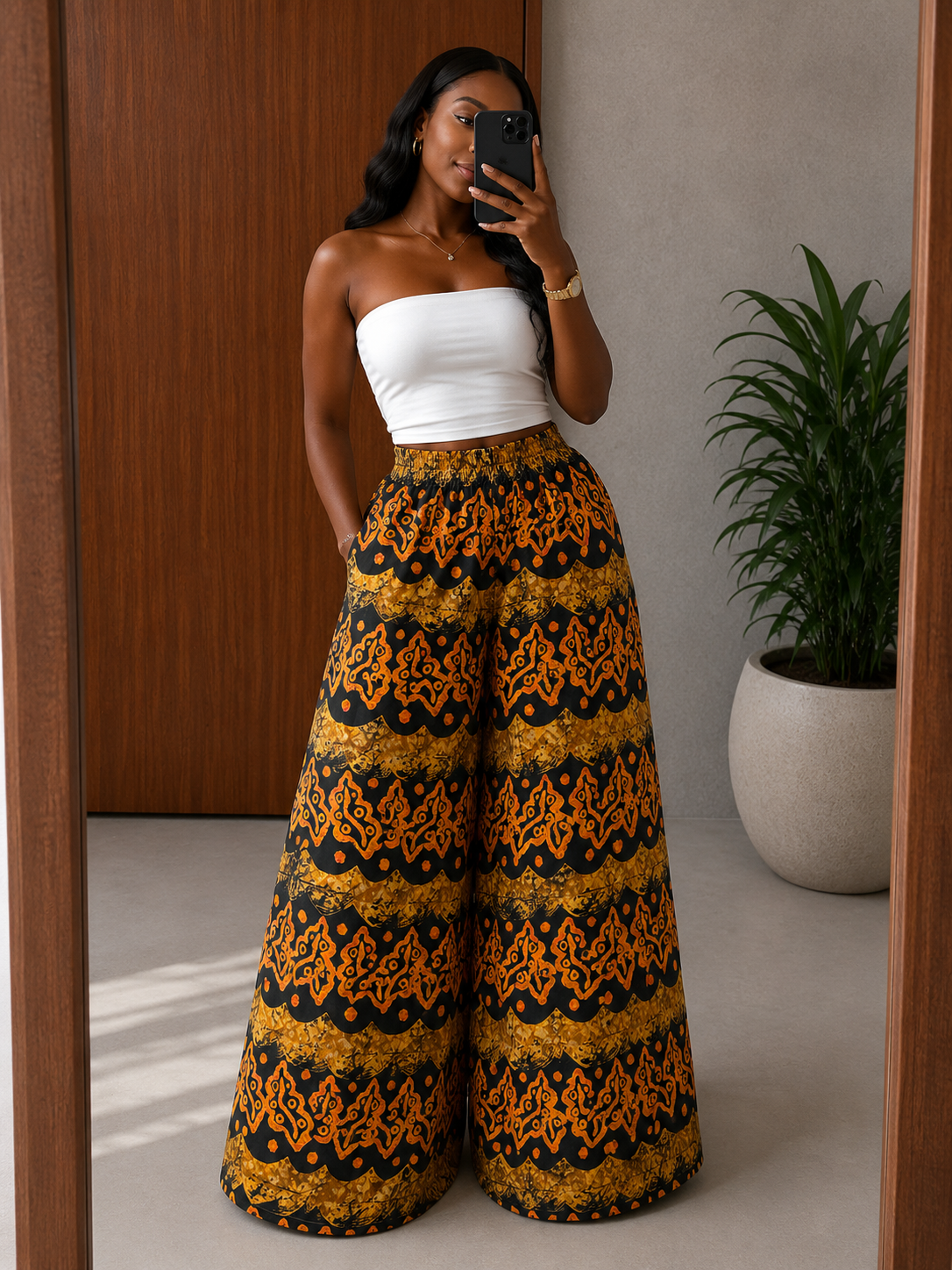 The Nuru Pants : Orange Mix