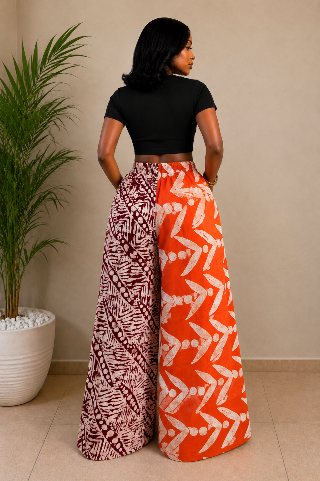 Nuru Patchwork pants 109