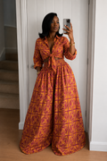The Nuru Pants : orange delight