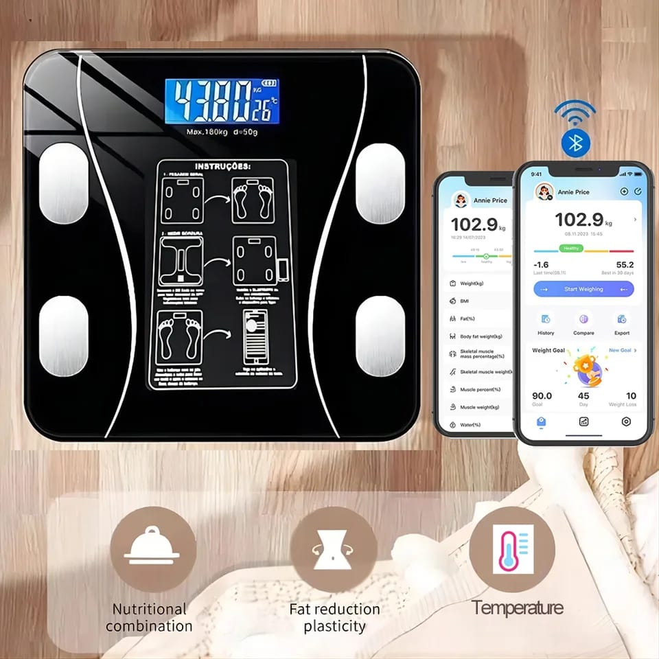 BLUETOOTH SMART BMI WEIGHING SCALE