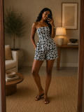 The Zahara short set: leafy green
