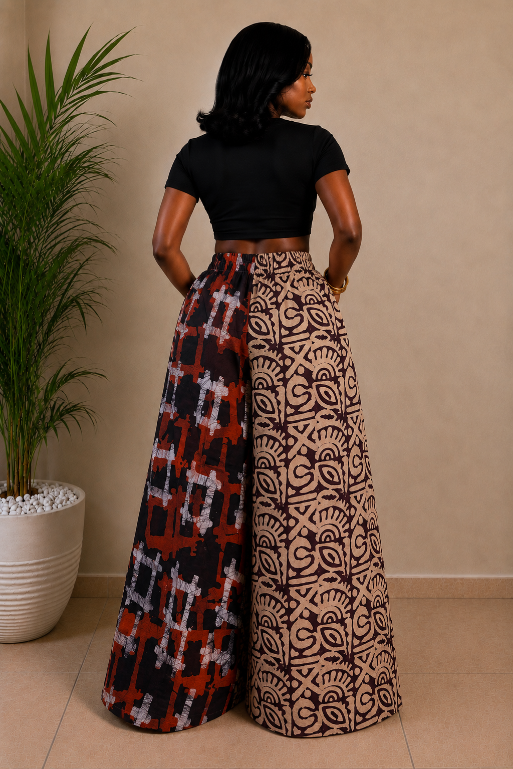 Nuru Patchwork pants 118