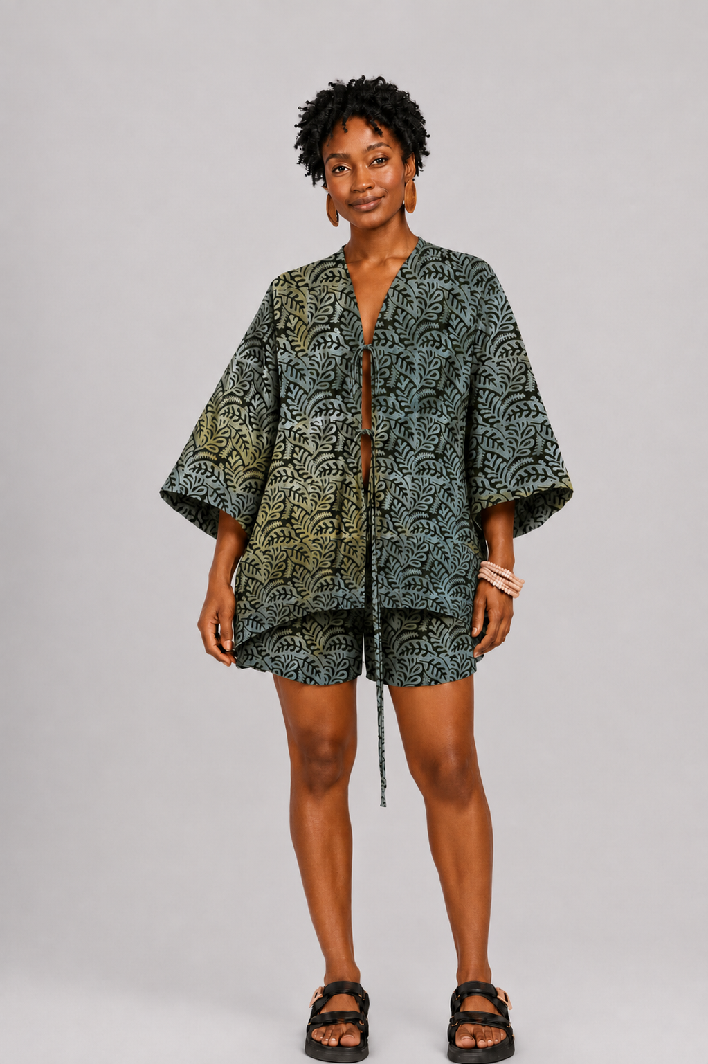 The kantai short set : Botanical