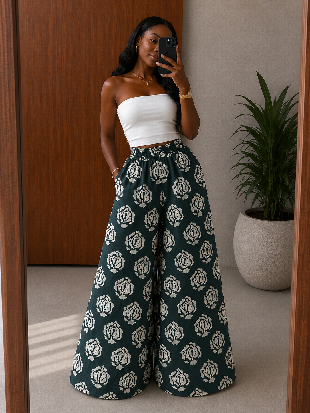 The Nuru Pants : Green garden