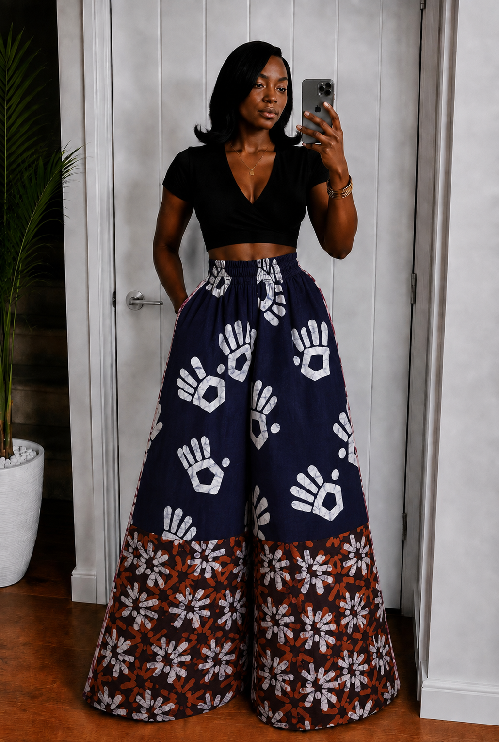 Nuru Patchwork pants 121