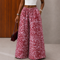 The Nuru pants : Red wash