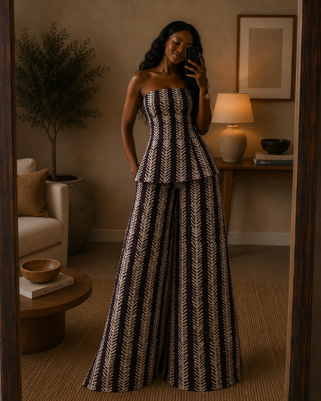 The Zahara set: Cultural chocolate brown