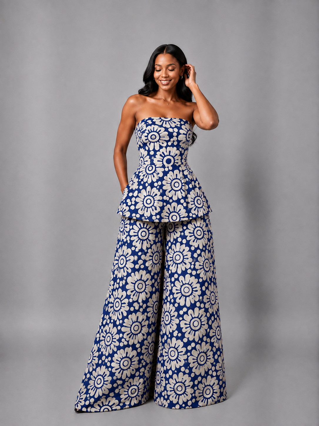 The Zahara set: Navy floral