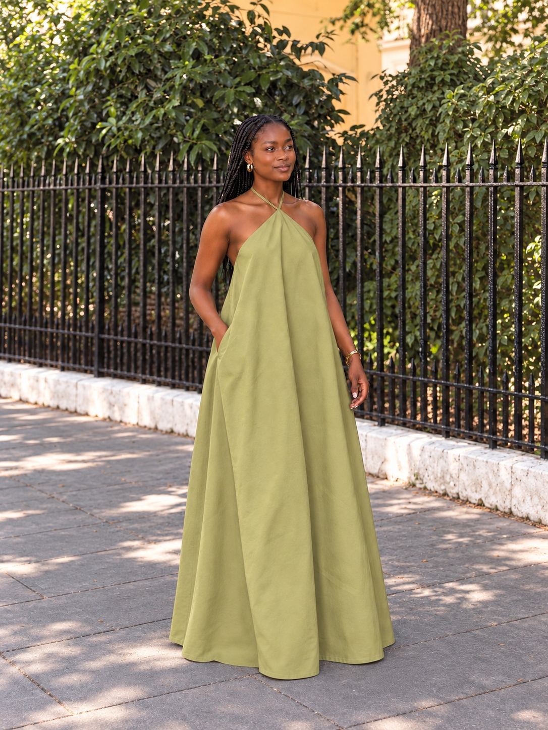 The lulu dress: Mini & Maxi: Green