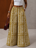 The Nuru Pants : light green tribal