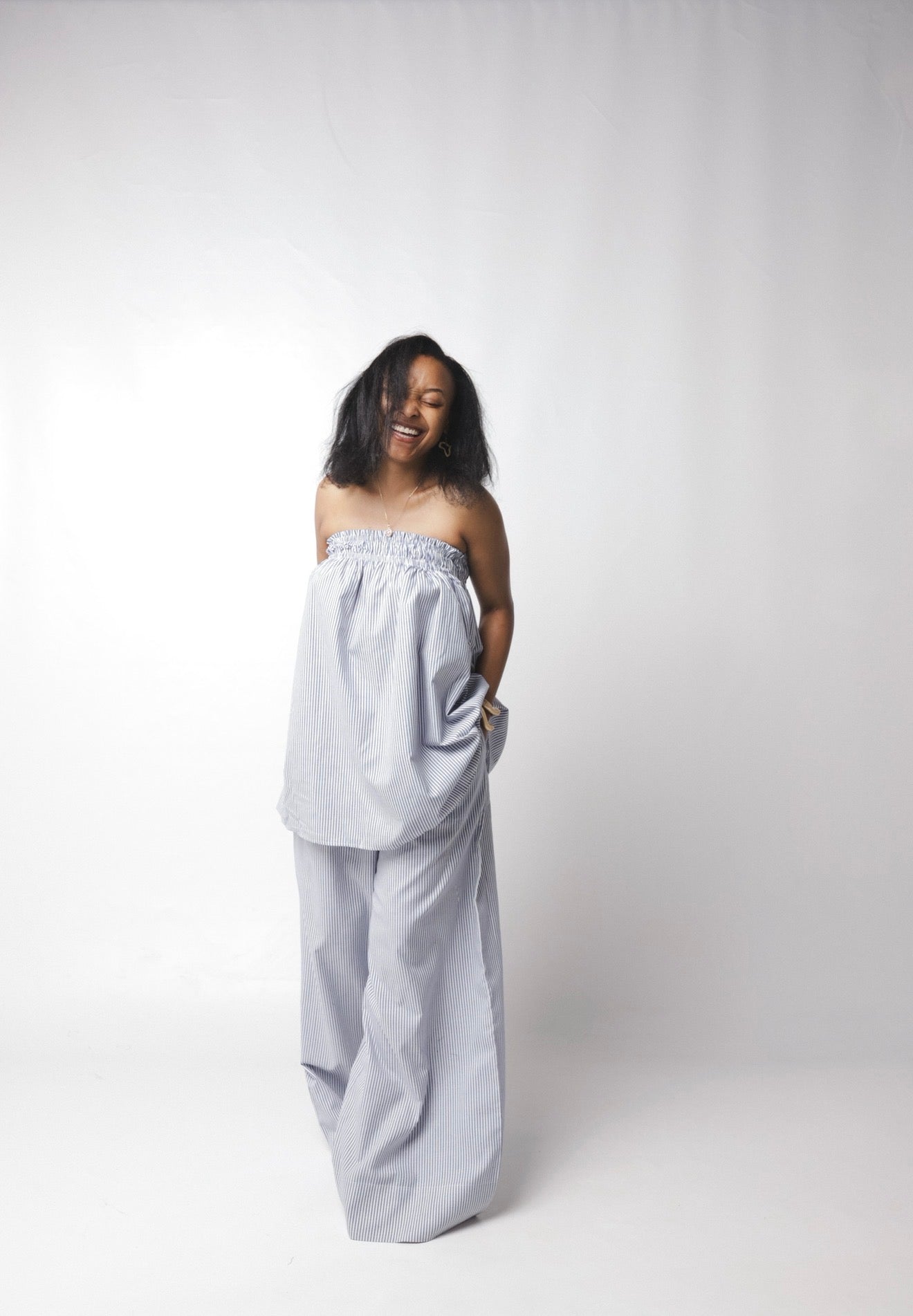 The Off-Duty Muse Linen Set