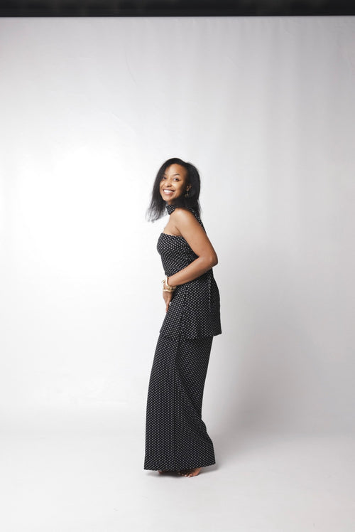 LC Wide leg polka dot 3 - piece set