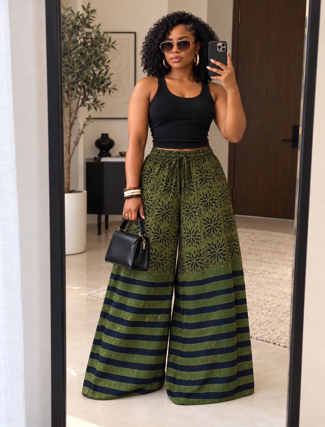 The Nuru Pants : Green bbq