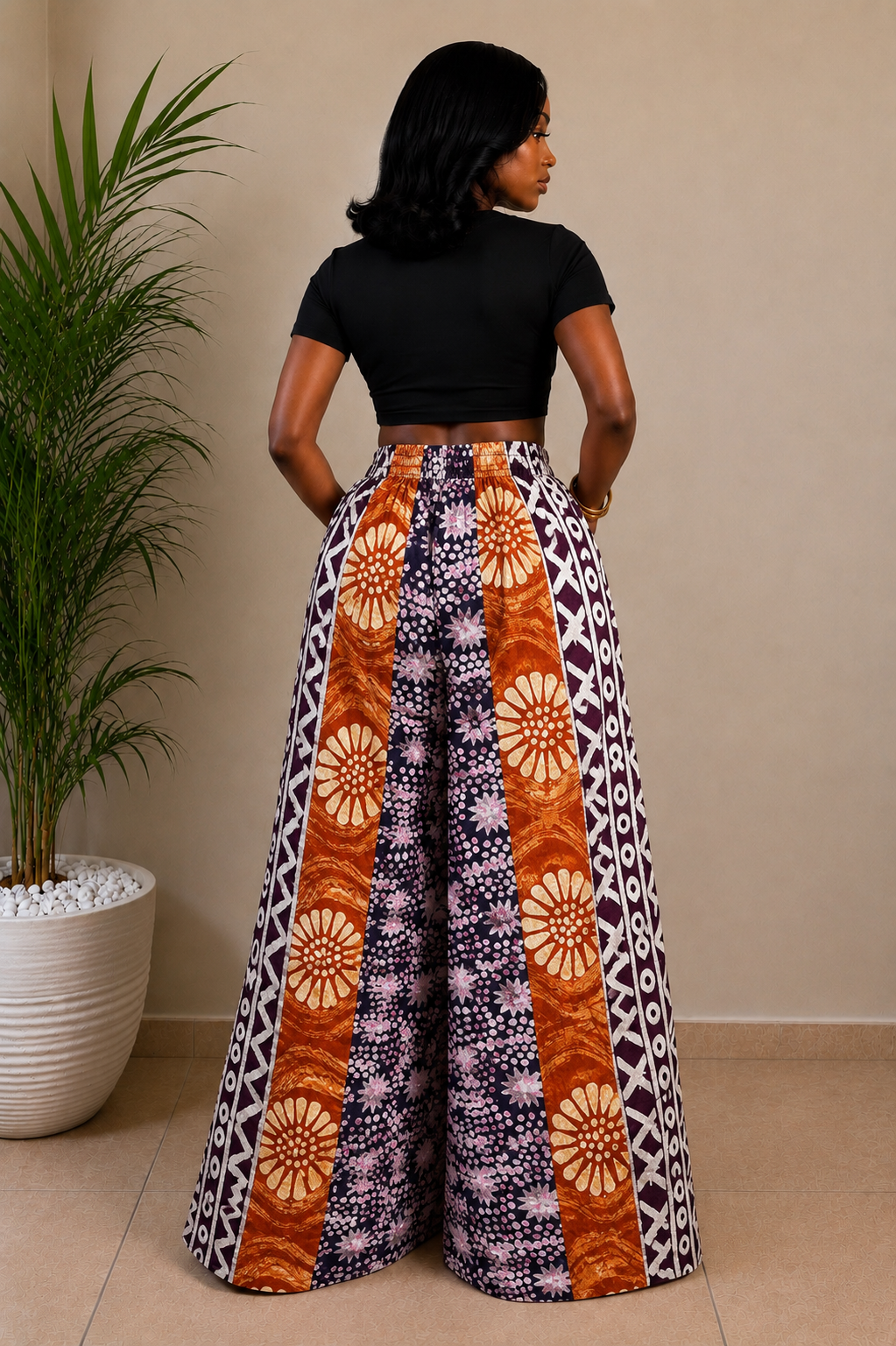 Nuru Patchwork pants 116