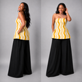 The Nuru TOP : Assymetrical yellow