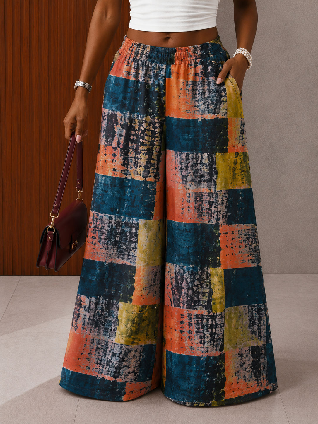 The Nuru pants : Orange blend